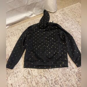 Black and gold hoodie